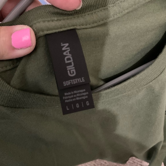 Mary Smiley, Women’s or Men’s T-Shirt, Sizes Small, Medium, Large, Army Green - Picture 4 of 5